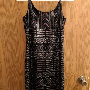 Mini Sequined Mine Express Dress